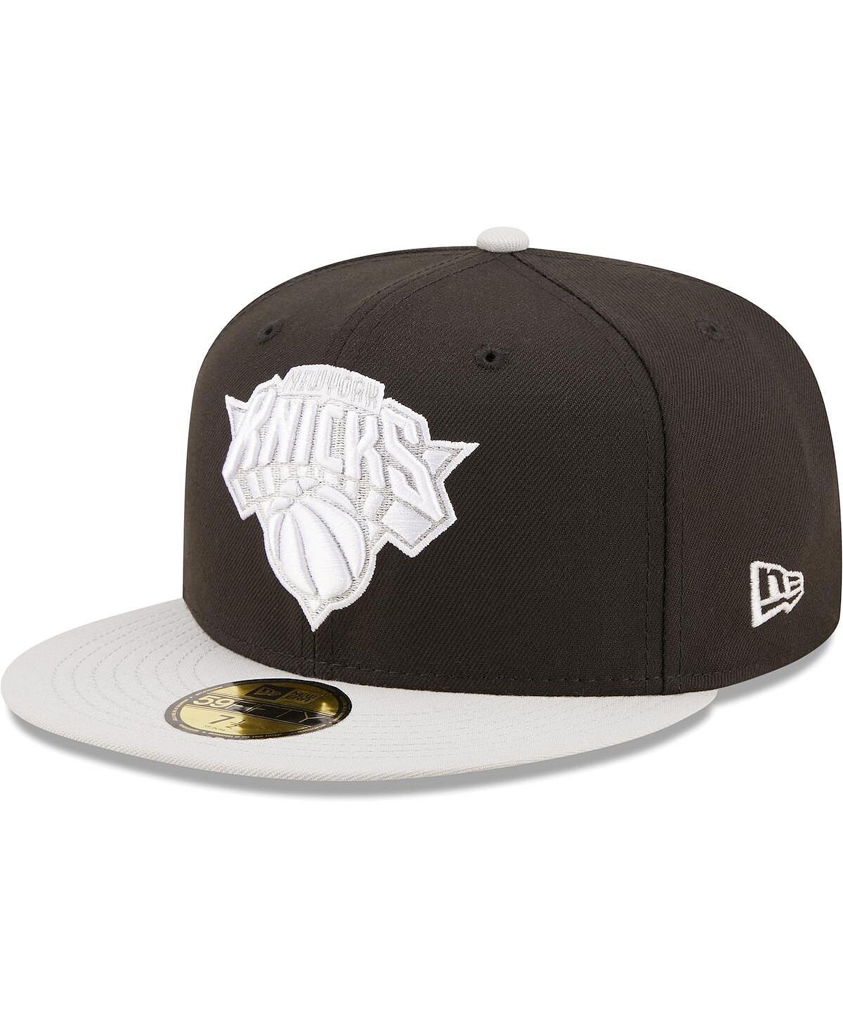 Мужская черно-серая двухцветная цветовая упаковка New York Knicks 59Fifty, облегающая шляпа New Era
Мужская черно-серая двухцветная цветовая упаковка New York Knicks 59Fifty, облегающая шляпа New Era
