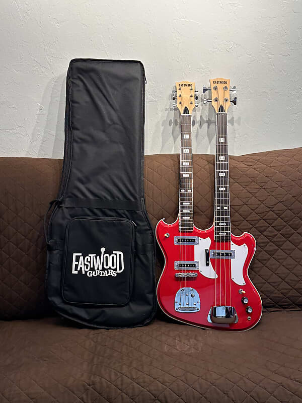 Электрогитара Eastwood DOUBLENECK 4/6 Bound Maple Top Tone-Chambered Body Bolt-On Neck Electric Guitar w/Gig Bag
Электрогитара Eastwood DOUBLENECK 4/6 Bound Maple Top Tone-Chambered Body Bolt-On Neck Electric Guitar w/Gig Bag