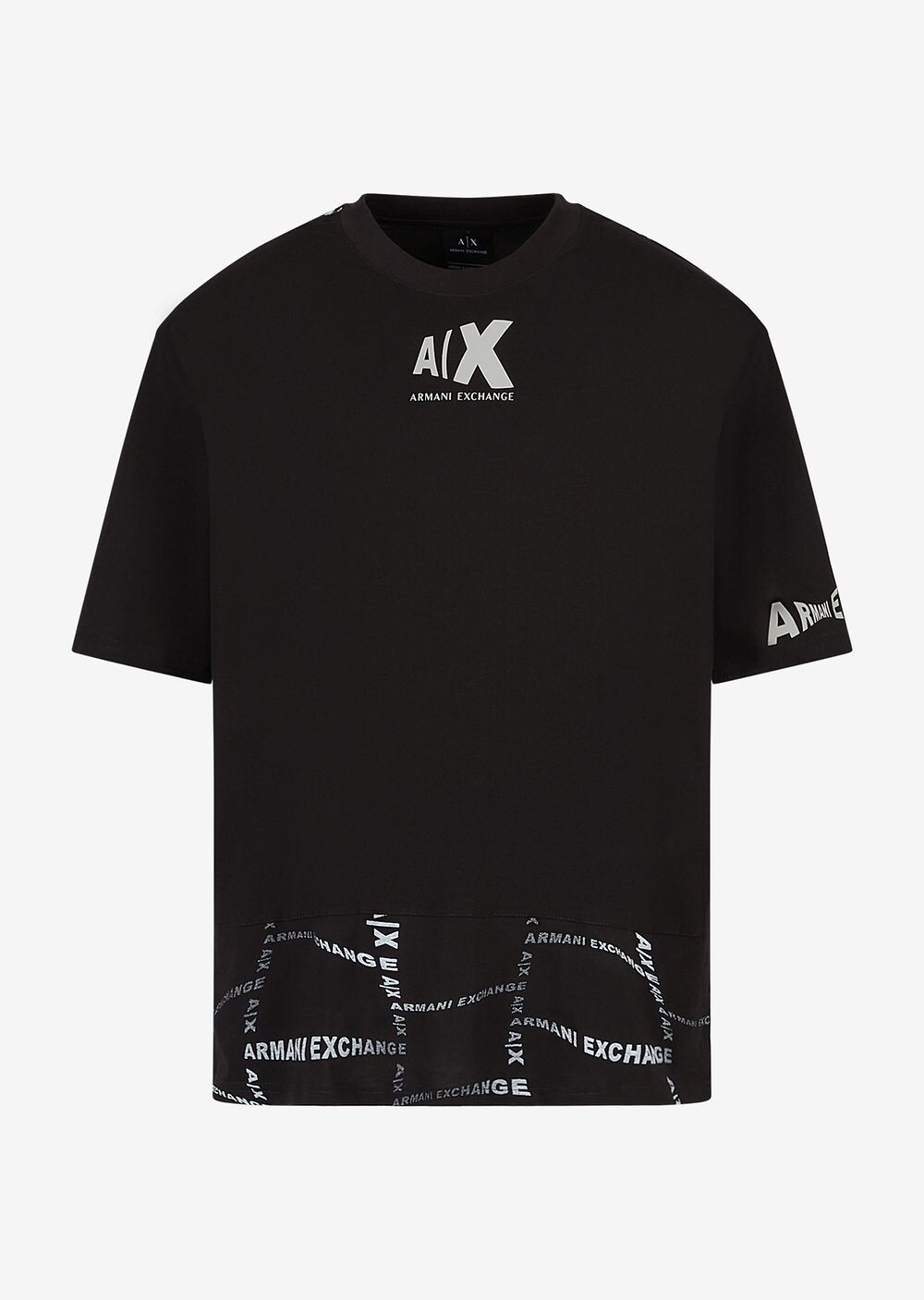 Футболка стандартного кроя с логотипом из органического джерси и хлопка Armani Exchange, черный
Футболка стандартного кроя с логотипом из органического джерси и хлопка Armani Exchange, черный