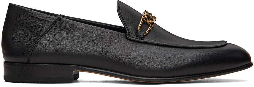 Черные лоферы Gancini Ferragamo 
Черные лоферы Gancini Ferragamo
