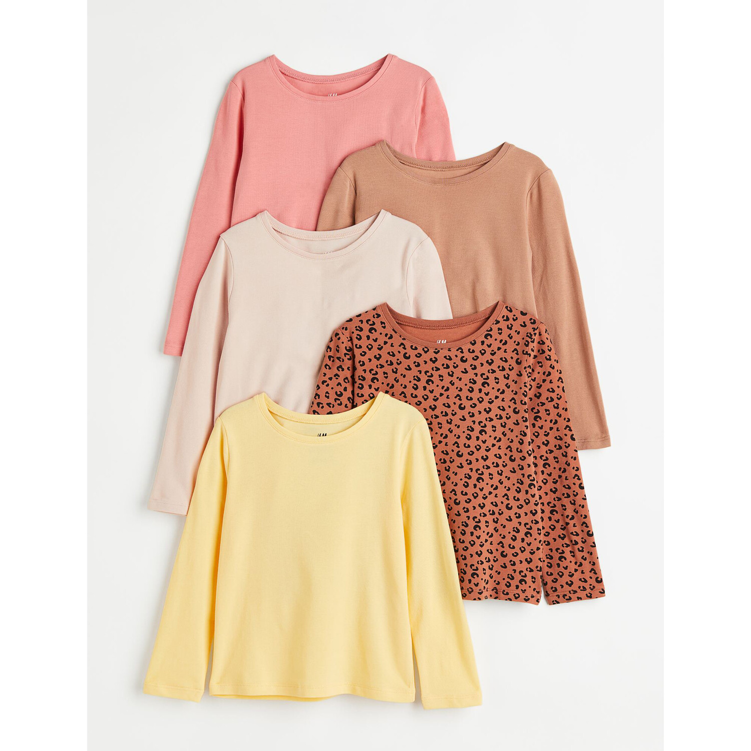 Комплект из 5 трикотажных топов H&M Basics Solid-color, ржаво-красный/светло-розовый
Комплект из 5 трикотажных топов H&M Basics Solid-color, ржаво-красный/светло-розовый