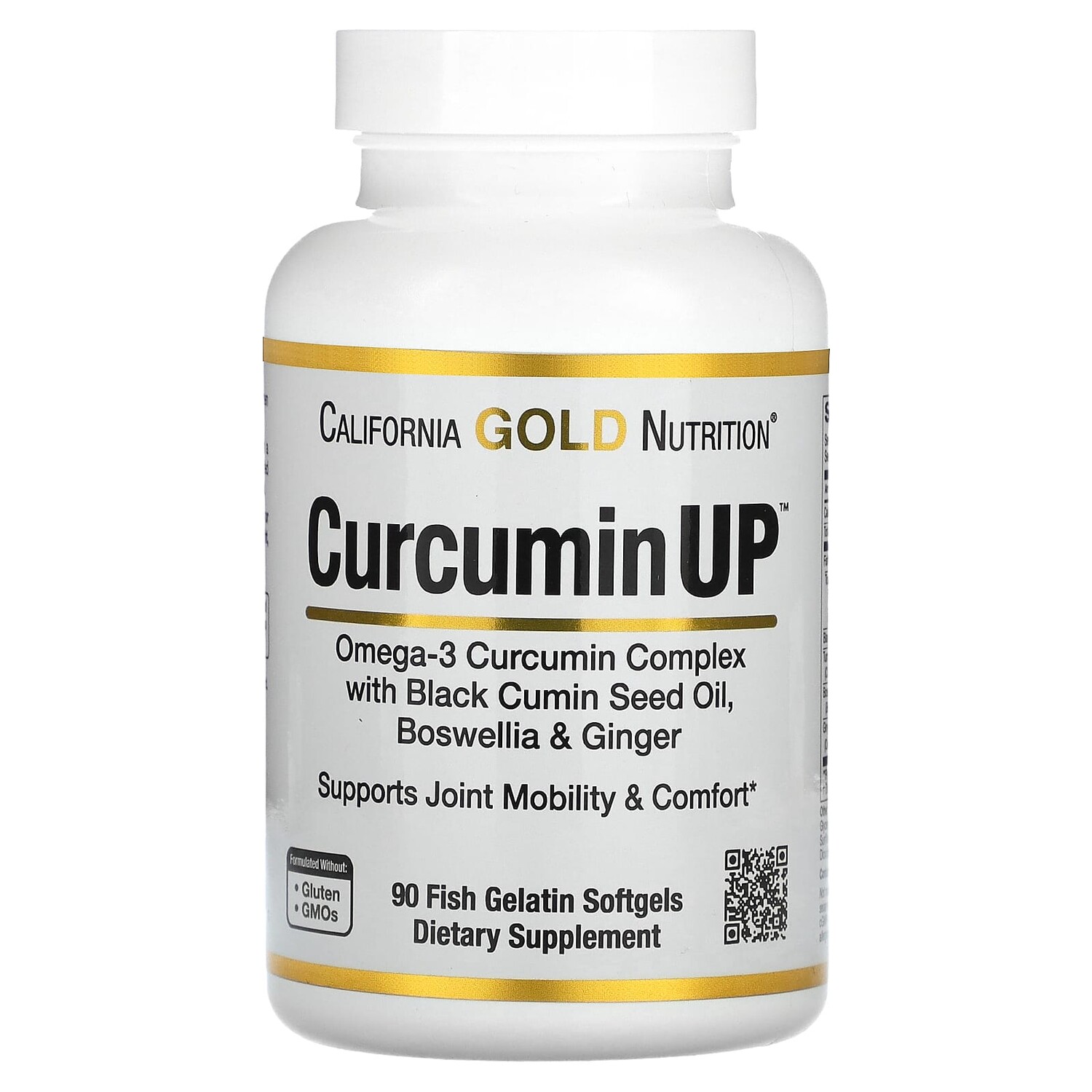Curcumin UP, комплекс куркумина и омеги-3, поддержка подвижности и комфорт суставов, 90 капсул из рыбьего желатина, California Gold Nutrition
Curcumin UP, комплекс куркумина и омеги-3, поддержка подвижности и комфорт суставов, 90 капсул из рыбьего желатина, California Gold Nutrition
