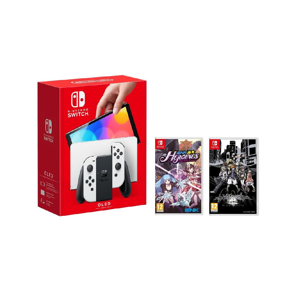 Игровая консоль Nintendo Switch OLED, White Joy-Con + SNK HEROENS + THE WORLD END WITH YOU, 64 ГБ, белый
Игровая консоль Nintendo Switch OLED, White Joy-Con + SNK HEROENS + THE WORLD END WITH YOU, 64 ГБ, белый