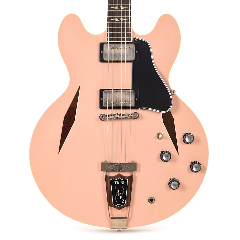 Gibson Custom Shop 1964 Trini Lopez Reissue "CME Spec" Antique Shell Pink VOS (серийный номер CME01432)
Gibson Custom Shop 1964 Trini Lopez Reissue "CME Spec" Antique Shell Pink VOS (серийный номер CME01432)
