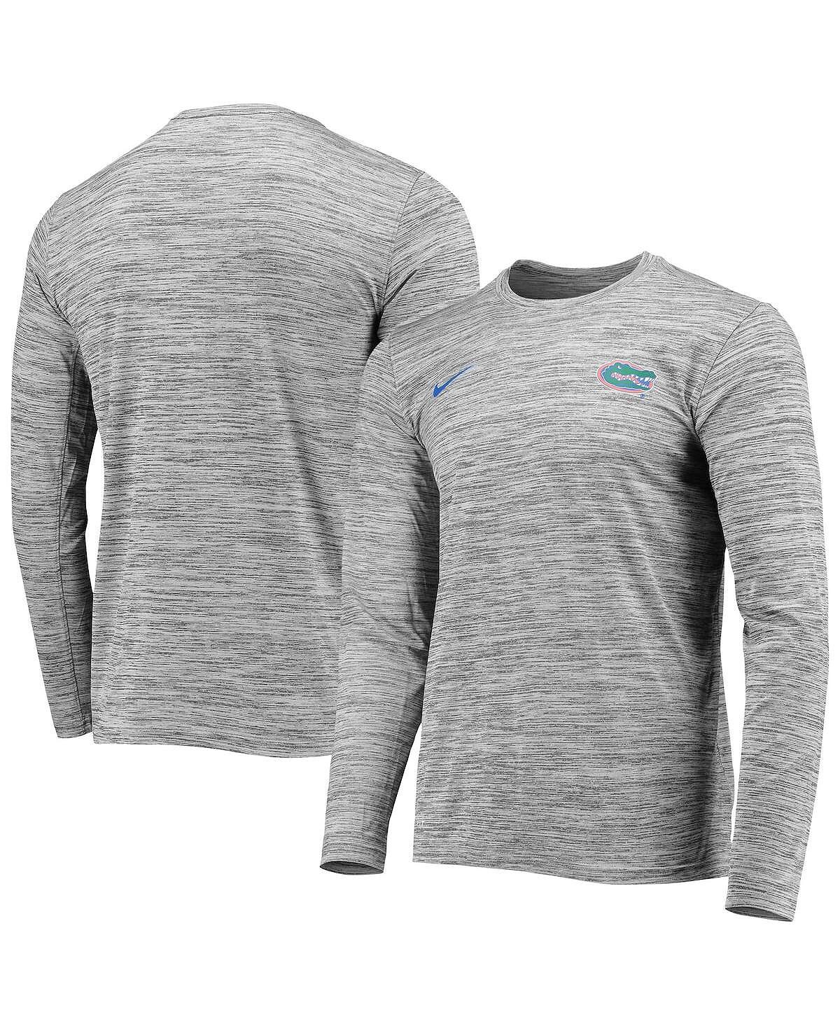 Мужская футболка с длинным рукавом из меланжевого серого цвета florida gators velocity legend performance Nike, мульти
Мужская футболка с длинным рукавом из меланжевого серого цвета florida gators velocity legend performance Nike, мульти