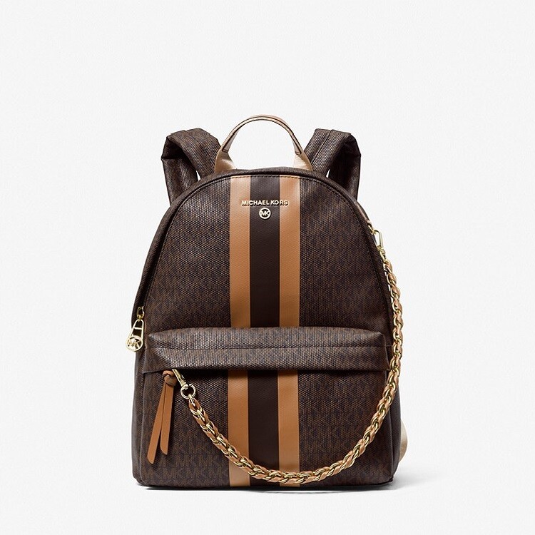 Рюкзак Michael Michael Kors Slater Medium Logo Stripe, коричневый/светло-коричневый
Рюкзак Michael Michael Kors Slater Medium Logo Stripe, коричневый/светло-коричневый