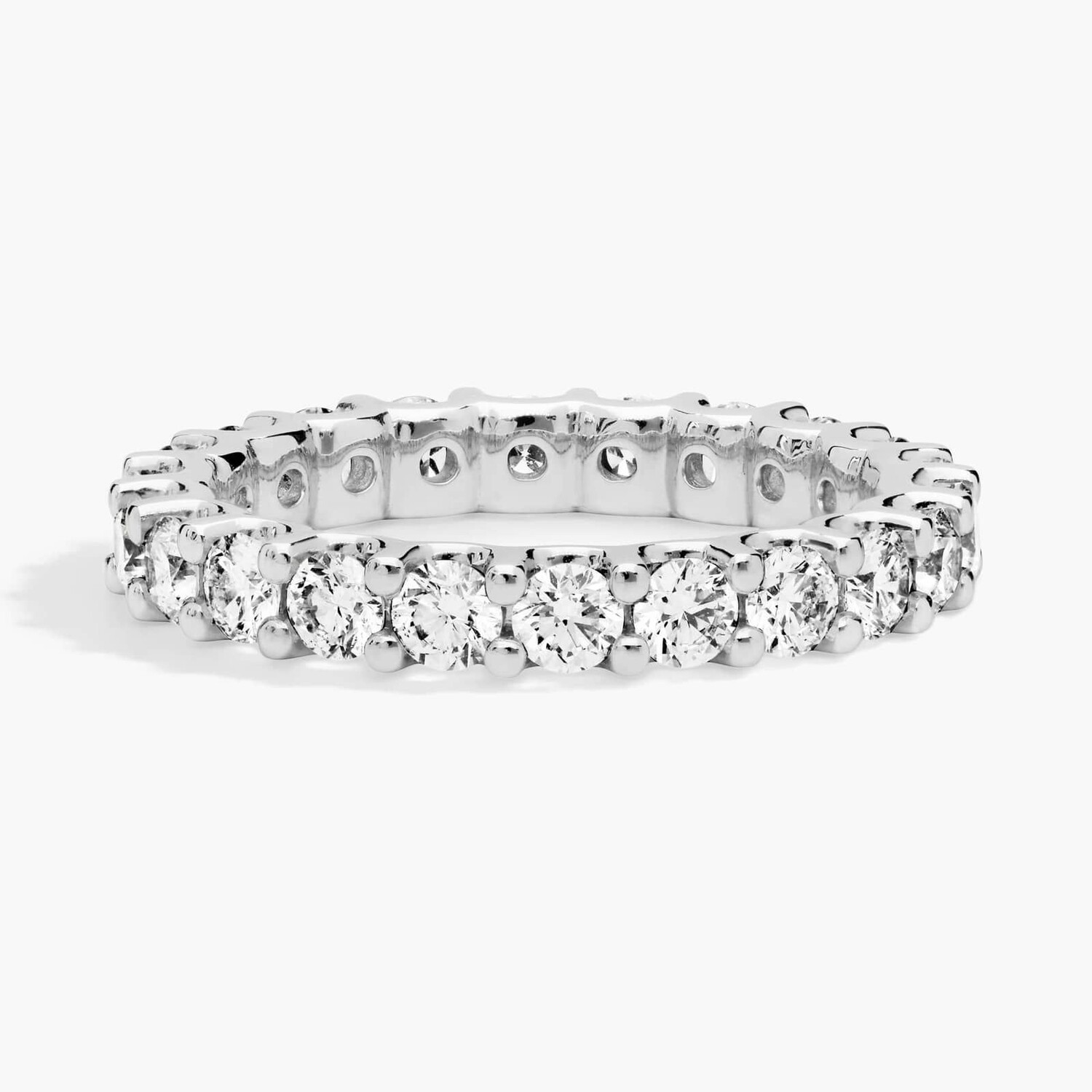 Кольцо с бриллиантами Luna Diamond Eternity из 14-каратного белого золота (2 карата Tw. - HI / SI1-SI2) Blue Nile
Кольцо с бриллиантами Luna Diamond Eternity из 14-каратного белого золота (2 карата Tw. - HI / SI1-SI2) Blue Nile