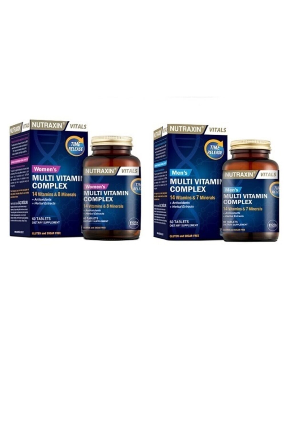 Nutraxin Мультивитаминный комплекс для мужчин 60 таблеток + специальный мультивитаминный комплекс для женщин 60 таблеток
Nutraxin Мультивитаминный комплекс для мужчин 60 таблеток + специальный мультивитаминный комплекс для женщин 60 таблеток