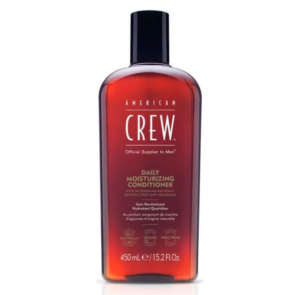 American Crew Daily Moisturizing веганский увлажняющий кондиционер для сухих волос для мужчин, 450 мл
American Crew Daily Moisturizing веганский увлажняющий кондиционер для сухих волос для мужчин, 450 мл