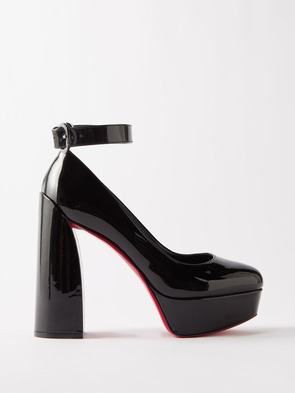 Туфли-лодочки на платформе movidastrap 130 из лакированной кожи Christian Louboutin, черный
Туфли-лодочки на платформе movidastrap 130 из лакированной кожи Christian Louboutin, черный