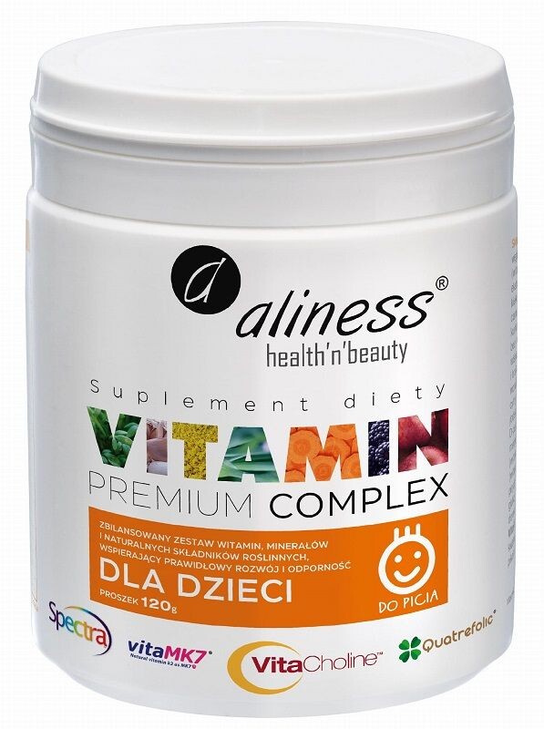 Aliness Premium Vitamin Complex Dla Dzieci Proszek набор витаминов и минералов для детей, 120 g
Aliness Premium Vitamin Complex Dla Dzieci Proszek набор витаминов и минералов для детей, 120 g