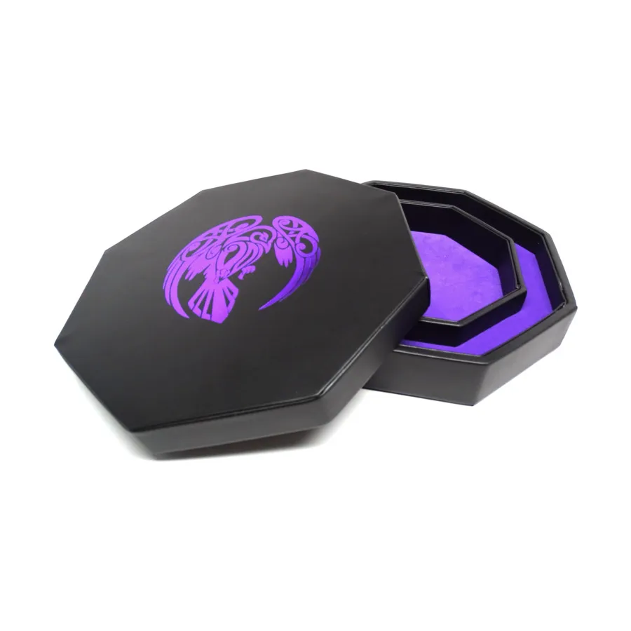 Лоток для катания кубиков с местом для хранения кубиков и крышкой — Raven, Dice Cups, Bags, and Other Accessories (Easy Roller Dice)
Лоток для катания кубиков с местом для хранения кубиков и крышкой — Raven, Dice Cups, Bags, and Other Accessories (Easy Roller Dice)