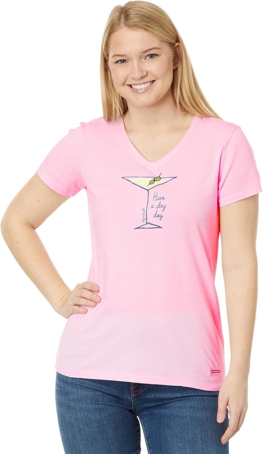 Dry Day Martini с коротким рукавом Crusher-Lite Vee Life is Good, цвет Seashell Pink
Dry Day Martini с коротким рукавом Crusher-Lite Vee Life is Good, цвет Seashell Pink