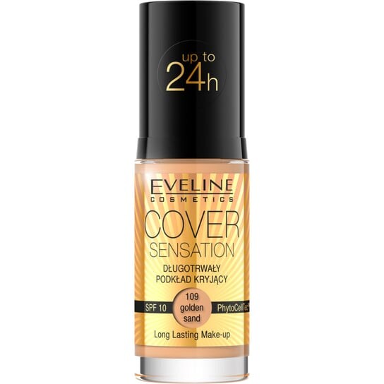 Стойкая покрывающая основа, № 109 Золотой песок Eveline Cosmetics, Cover Sensation
Стойкая покрывающая основа, № 109 Золотой песок Eveline Cosmetics, Cover Sensation