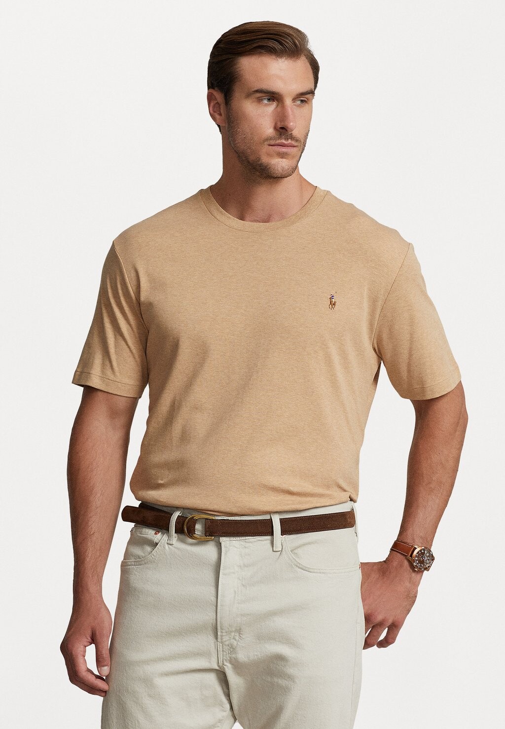Базовая футболка КОРОТКИЙ РУКАВ Polo Ralph Lauren Big & Tall, классический вересковый оттенок
Базовая футболка КОРОТКИЙ РУКАВ Polo Ralph Lauren Big & Tall, классический вересковый оттенок