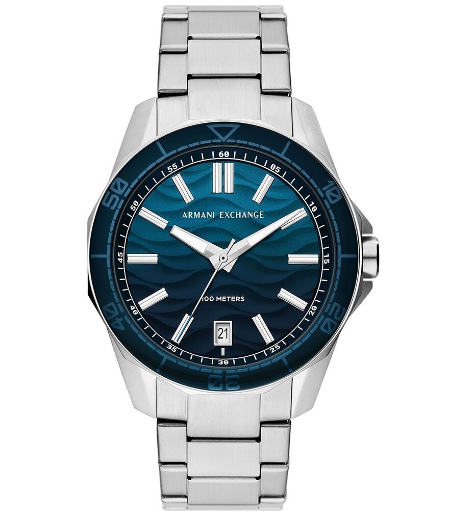 Мужские часы Armani Exchange Spencer с браслетом из нержавеющей стали с тремя стрелками, серебро
Мужские часы Armani Exchange Spencer с браслетом из нержавеющей стали с тремя стрелками, серебро