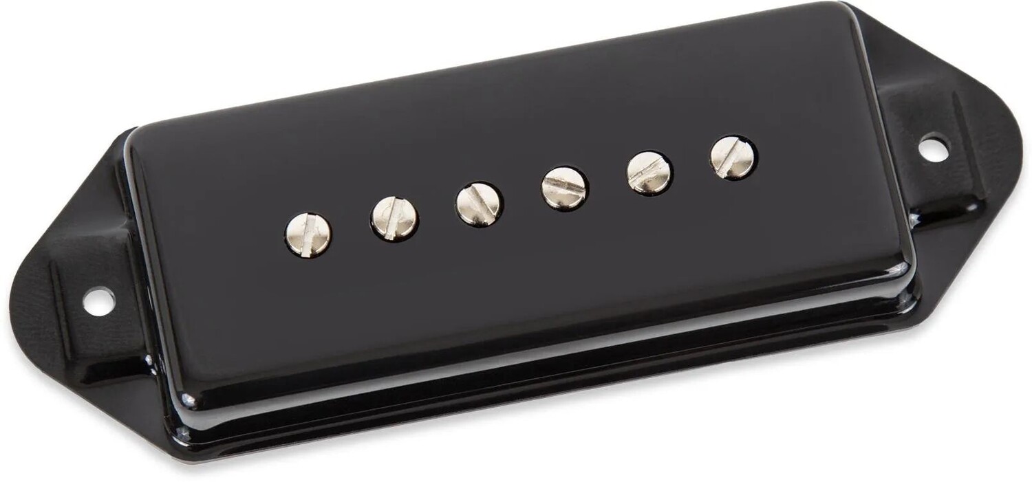 Новый гитарный звукосниматель Seymour Duncan Jared James Nichols Dog Ear P-90 с глушителем - черный
Новый гитарный звукосниматель Seymour Duncan Jared James Nichols Dog Ear P-90 с глушителем - черный
