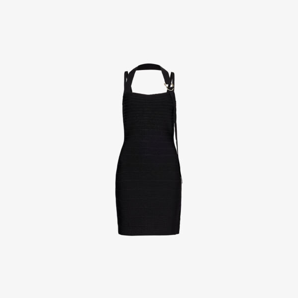 Мини-Платье из эластичного трикотажа с регулируемыми бретелями Herve Leger, черный
Мини-Платье из эластичного трикотажа с регулируемыми бретелями Herve Leger, черный