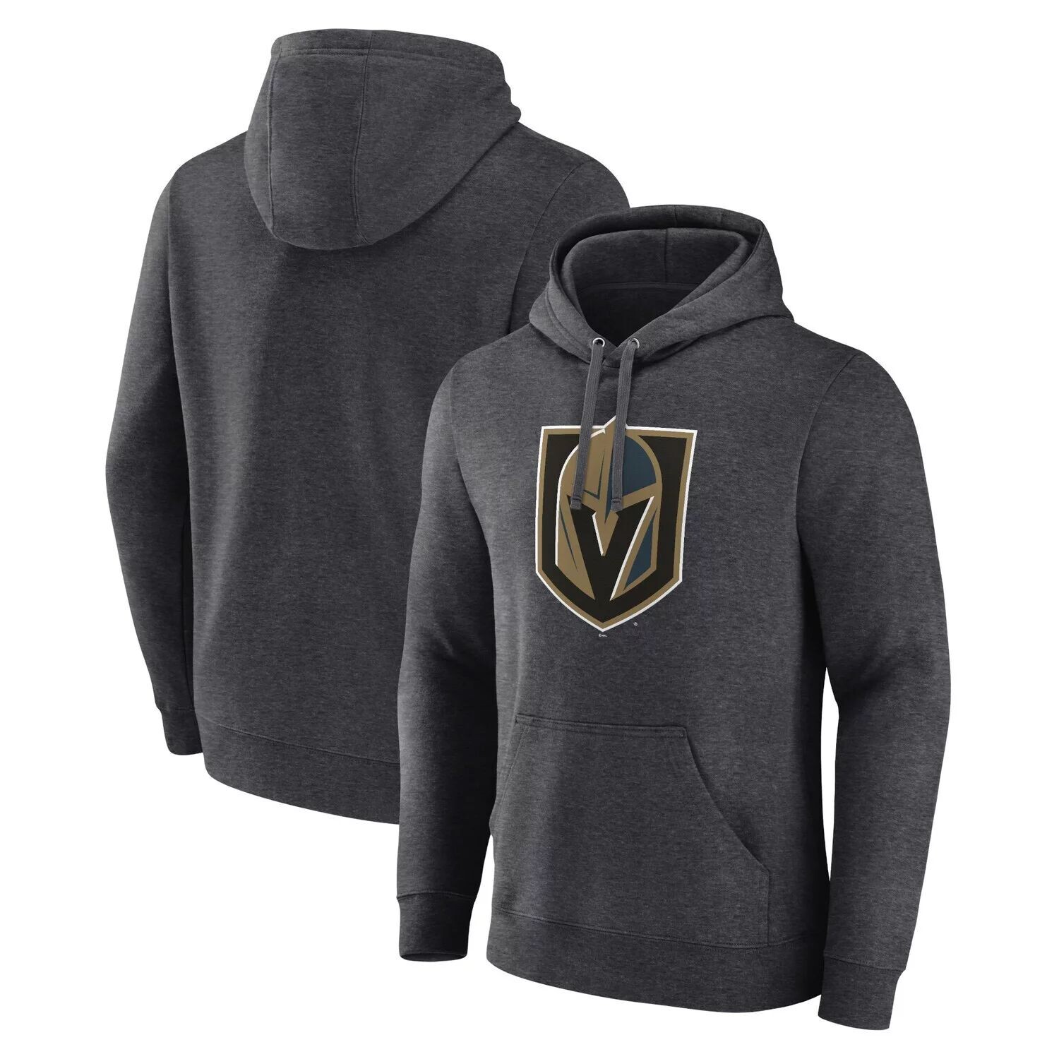 Мужской пуловер с капюшоном и логотипом Fanatics Heather Charcoal Vegas Golden Knights Primary
Мужской пуловер с капюшоном и логотипом Fanatics Heather Charcoal Vegas Golden Knights Primary