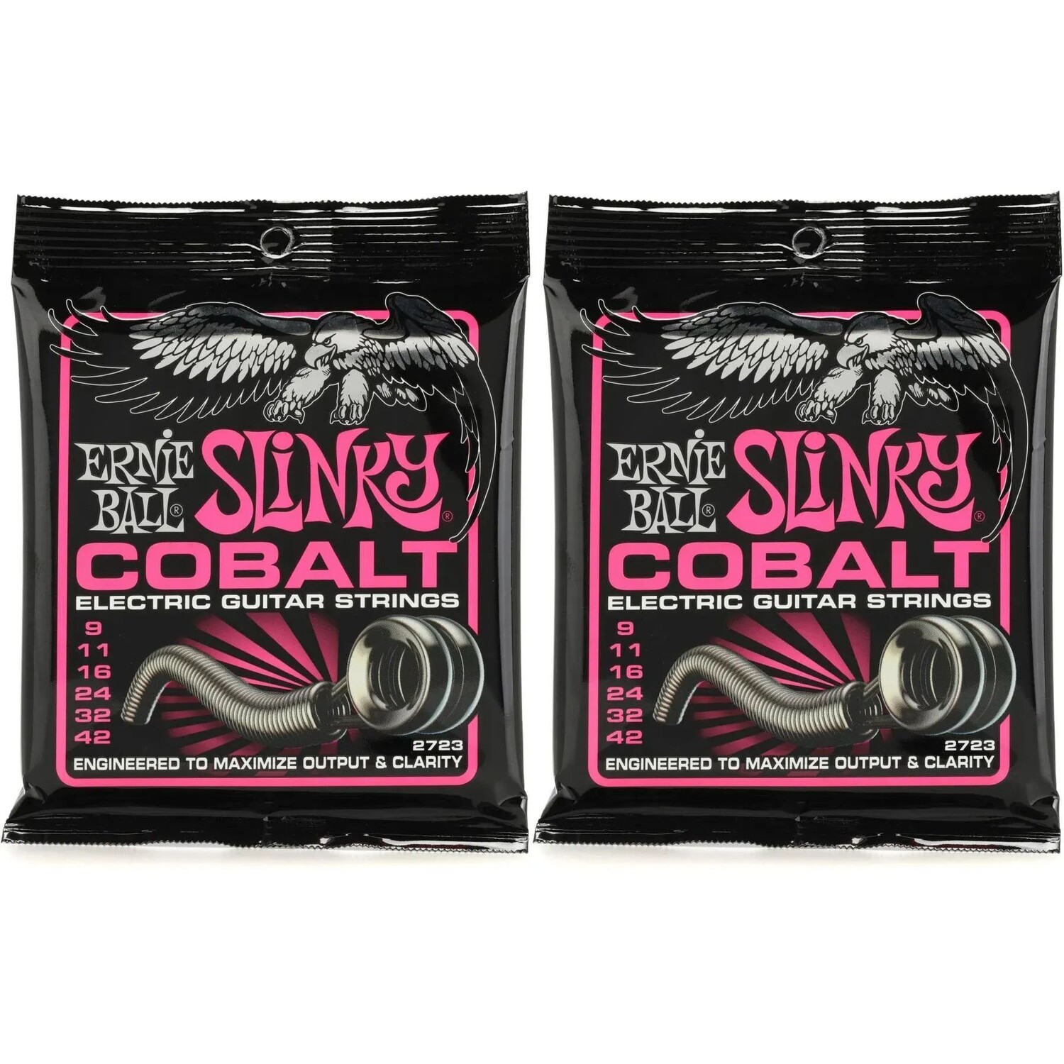 Новые струны для электрогитары Ernie Ball 2723 Super Slinky, кобальтовые — .009-.042 (2 шт.)
Новые струны для электрогитары Ernie Ball 2723 Super Slinky, кобальтовые — .009-.042 (2 шт.)