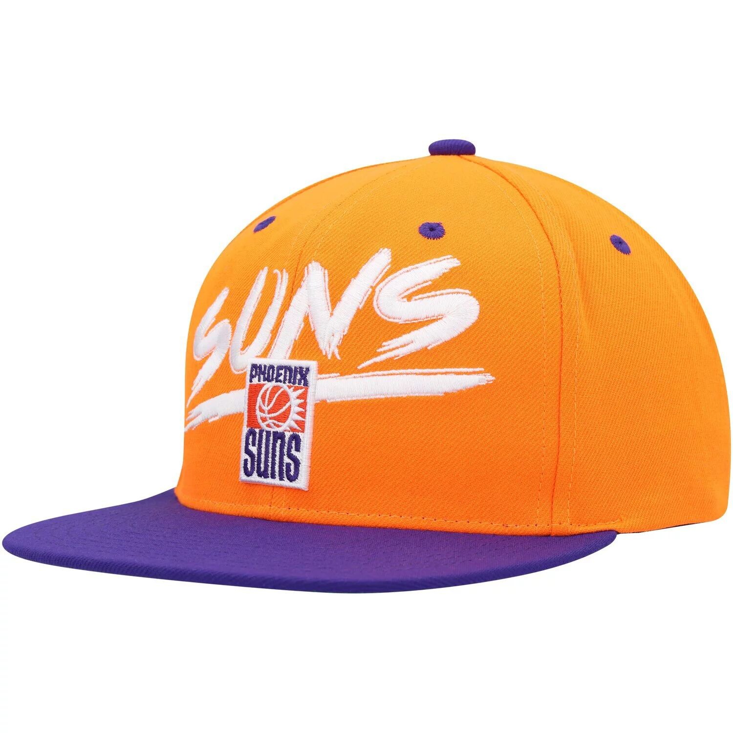Мужская кепка Mitchell & Ness оранжевого/фиолетового цвета Phoenix Suns Hardwood Classics Soul Transcript Snapback Hat
Мужская кепка Mitchell & Ness оранжевого/фиолетового цвета Phoenix Suns Hardwood Classics Soul Transcript Snapback Hat