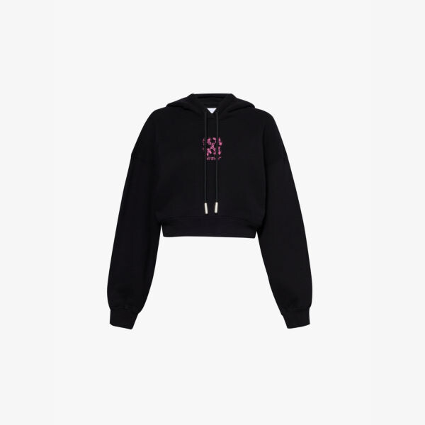 Толстовка свободного кроя из хлопкового трикотажа с фирменной вышивкой Off-White C/O Virgil Abloh, черный
Толстовка свободного кроя из хлопкового трикотажа с фирменной вышивкой Off-White C/O Virgil Abloh, черный