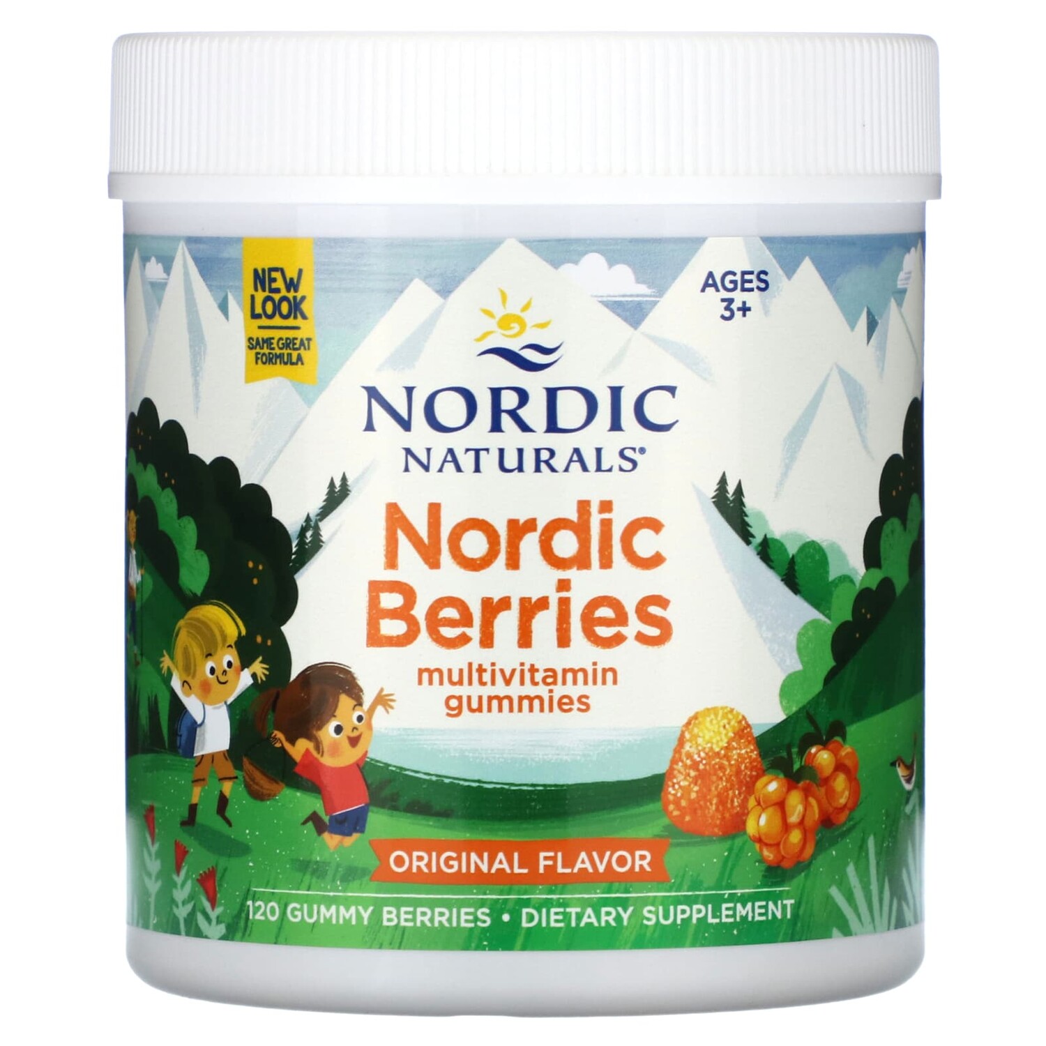Nordic Berries, мультивитаминные жевательные таблетки, для детей от 3 лет, оригинальный вкус, 120 жевательных таблеток, Nordic Naturals
Nordic Berries, мультивитаминные жевательные таблетки, для детей от 3 лет, оригинальный вкус, 120 жевательных таблеток, Nordic Naturals