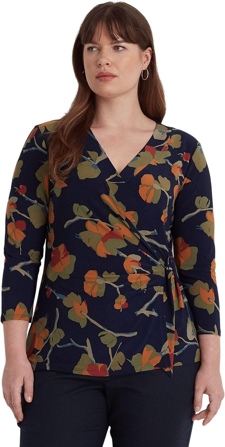 Топ эластичного джерси больших размеров с цветочным принтом LAUREN Ralph Lauren, цвет Blue Multi
Топ эластичного джерси больших размеров с цветочным принтом LAUREN Ralph Lauren, цвет Blue Multi