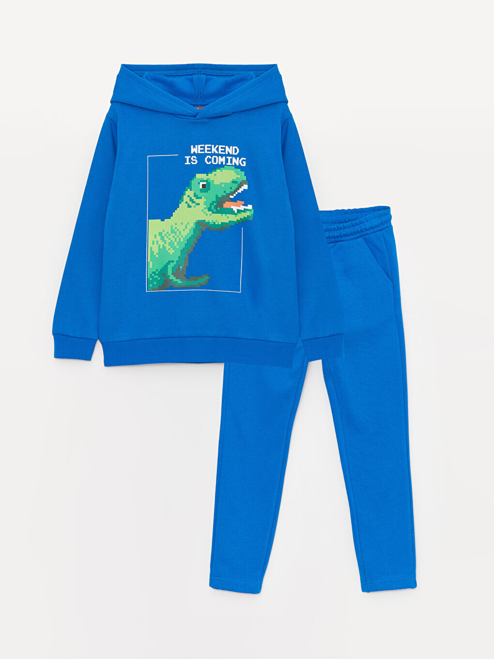 Толстовка и спортивные штаны с длинными рукавами с принтом для мальчиков LCW Kids, темно-синий 
Толстовка и спортивные штаны с длинными рукавами с принтом для мальчиков LCW Kids, темно-синий