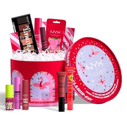 Готовый набор для макияжа NYX Professional Flamin-Go! Адвент-календарь с 24 продуктами для макияжа для губ, глаз и лица Holiday Limited Edition Nyx Professional Makeup
Готовый набор для макияжа NYX Professional Flamin-Go! Адвент-календарь с 24 продуктами для макияжа для губ, глаз и лица Holiday Limited Edition Nyx Professional Makeup