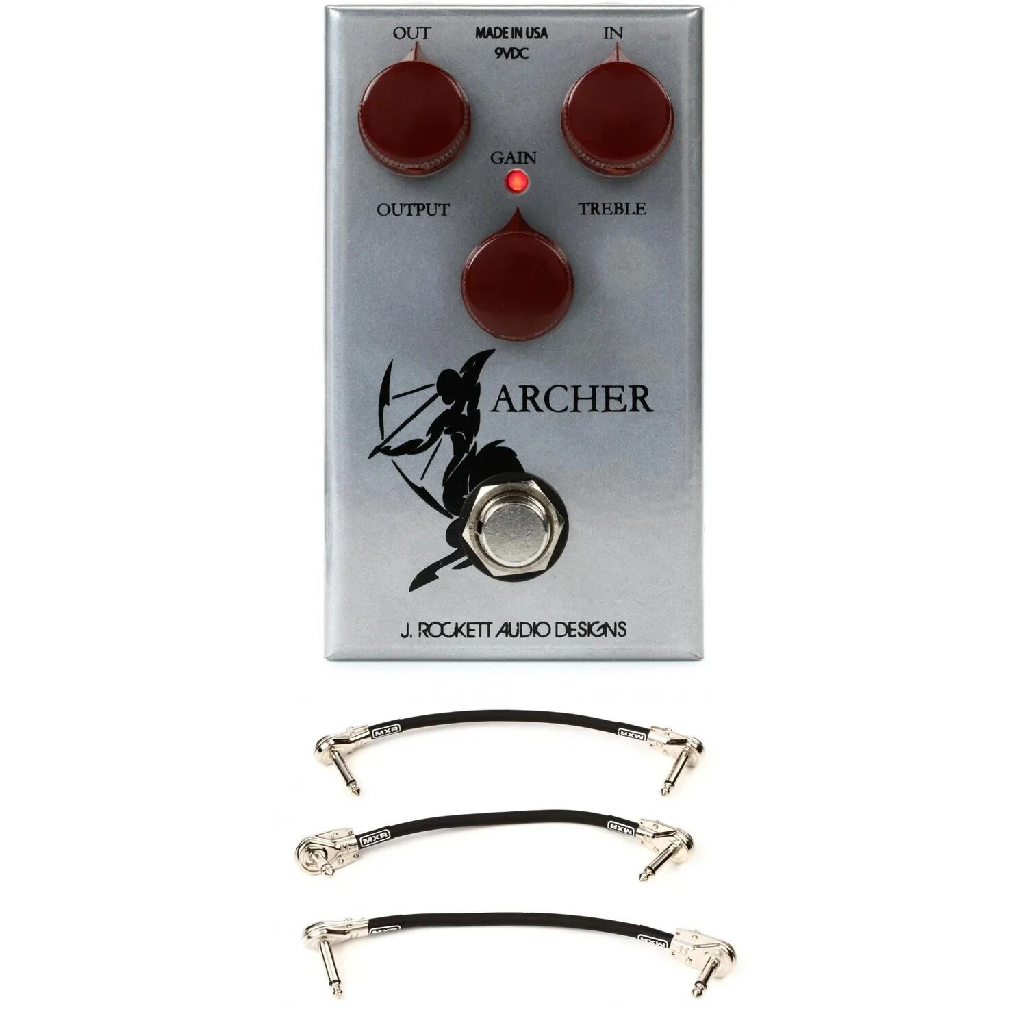 J. Rockett Audio Designs Педаль Archer Boost/Overdrive с 3 соединительными кабелями
J. Rockett Audio Designs Педаль Archer Boost/Overdrive с 3 соединительными кабелями