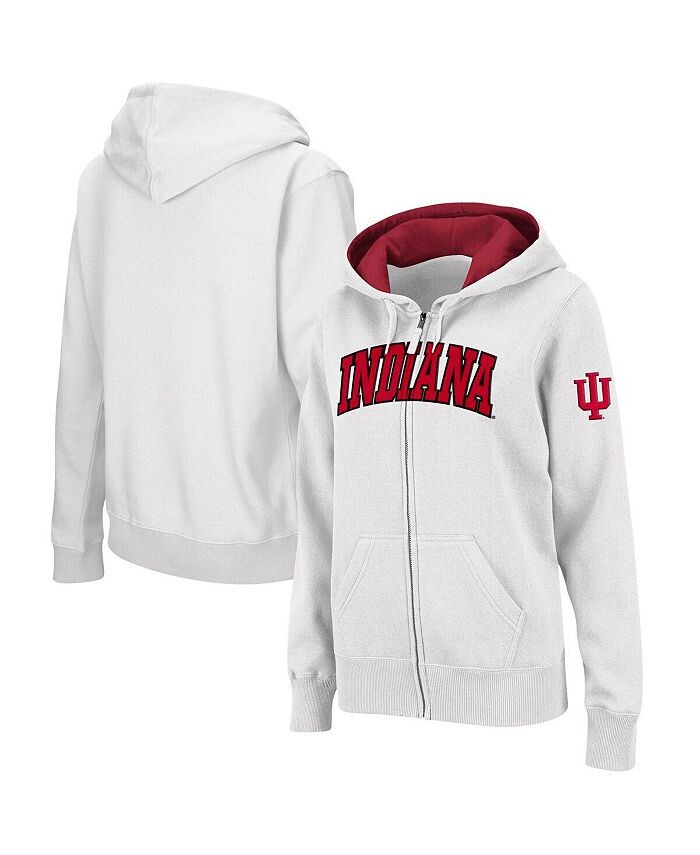Женские белые худи Indiana Hoosiers с капюшоном и молнией во всю длину с арочным именем Colosseum, белый
Женские белые худи Indiana Hoosiers с капюшоном и молнией во всю длину с арочным именем Colosseum, белый