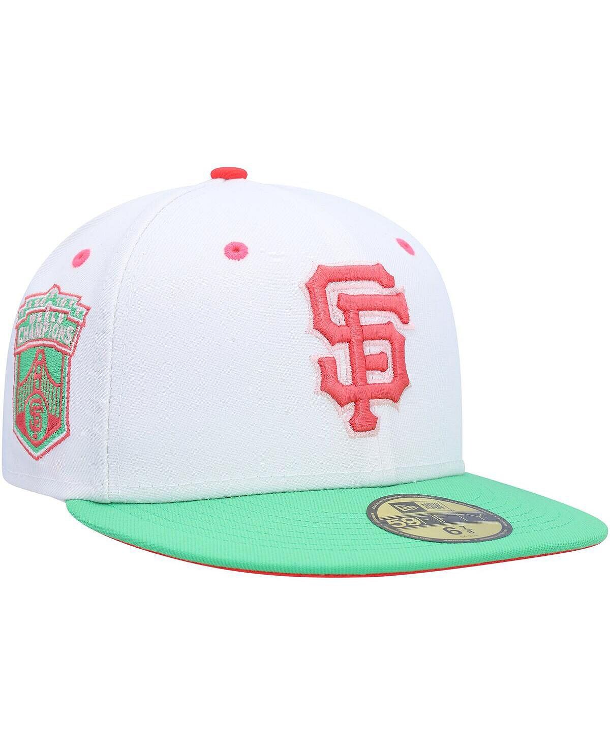 Мужская белая и зеленая приталенная шляпа San Francisco Giants 2010 World Series Watermelon Lolli 59FIFTY New Era
Мужская белая и зеленая приталенная шляпа San Francisco Giants 2010 World Series Watermelon Lolli 59FIFTY New Era