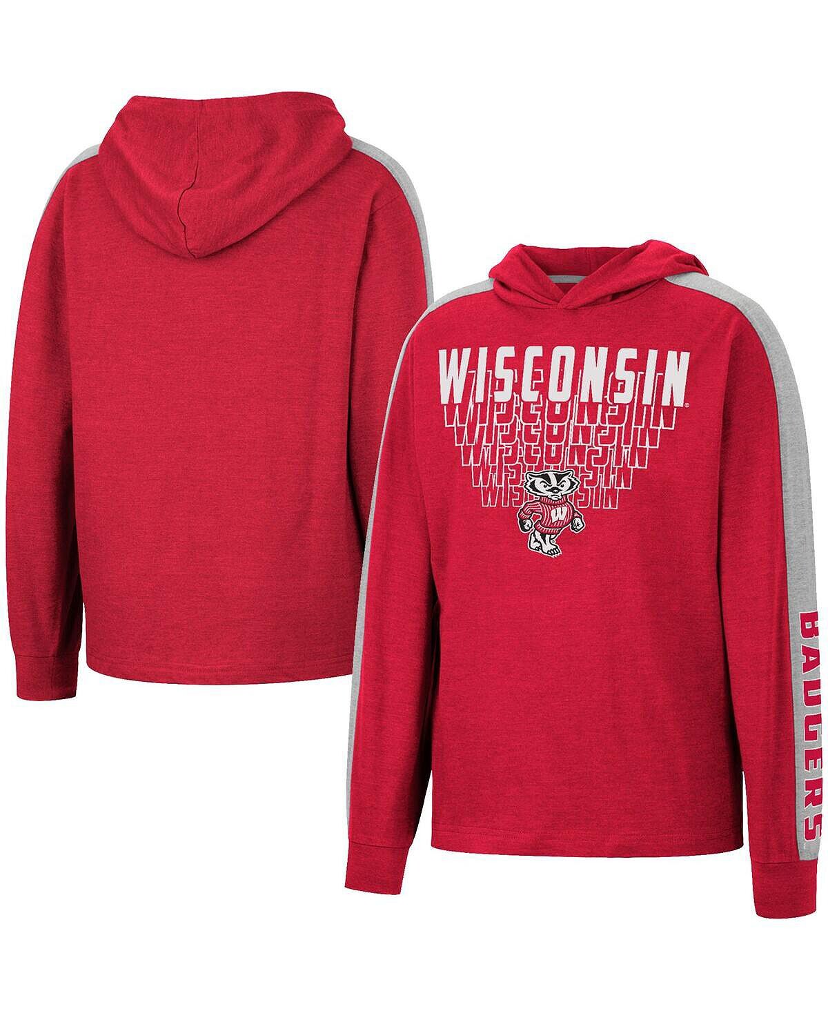 Футболка с капюшоном Big Boys Heathered Red Wisconsin Badgers Wind Changes реглан Colosseum
Футболка с капюшоном Big Boys Heathered Red Wisconsin Badgers Wind Changes реглан Colosseum