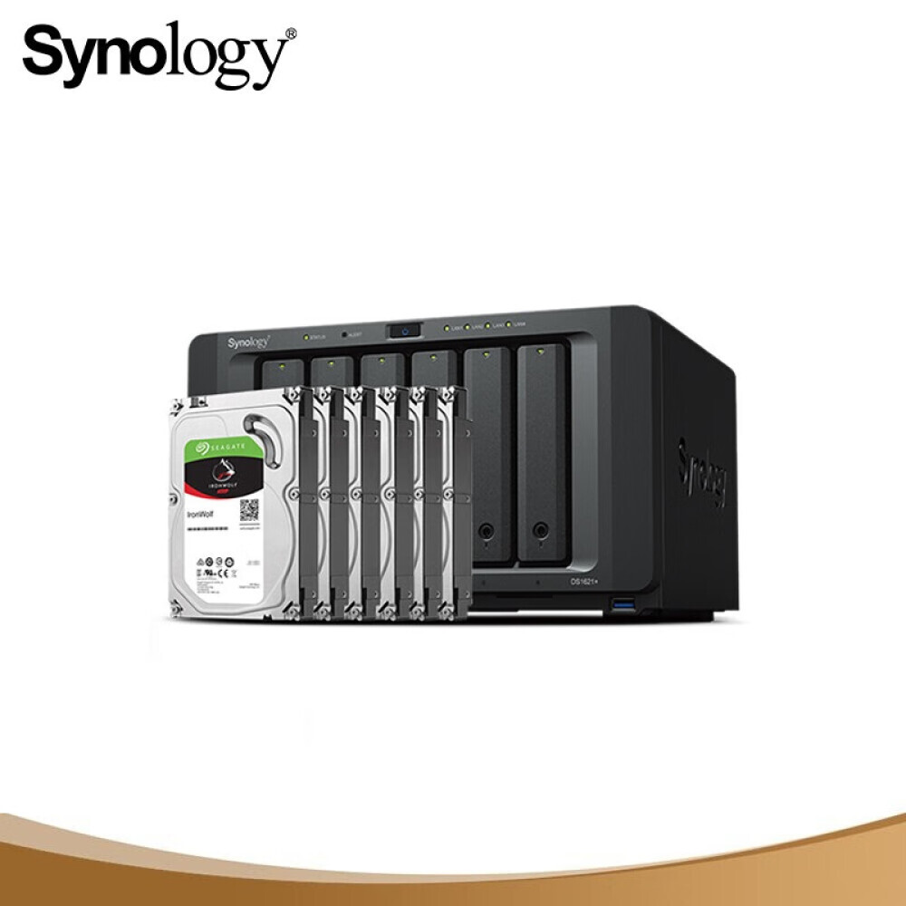 Сетевое хранилище Synology DS1621+ с 6 жесткими дисками Seagate Cool Wolf IronWolf ST4000VN006 4 ТБ
Сетевое хранилище Synology DS1621+ с 6 жесткими дисками Seagate Cool Wolf IronWolf ST4000VN006 4 ТБ