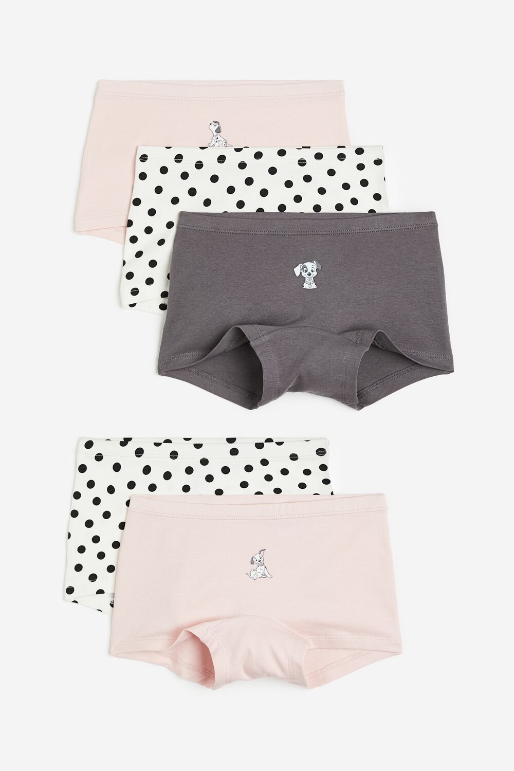Набор трусов H&M Disney 101 Dalmatians Cotton Boxer Briefs, 5 предметов, светло-розовый/темно-серый
Набор трусов H&M Disney 101 Dalmatians Cotton Boxer Briefs, 5 предметов, светло-розовый/темно-серый