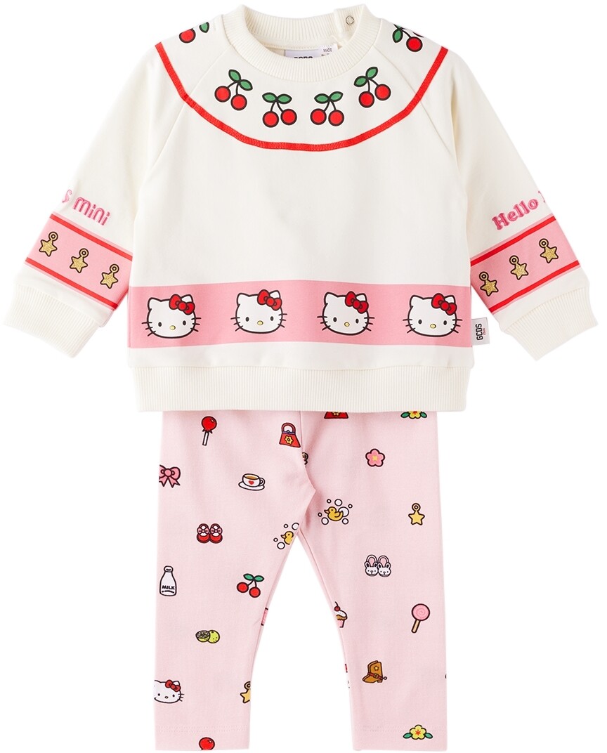 Свитшот и леггинсы Hello Kitty Edition белого и розового цвета для малышей GCDS Kids
Свитшот и леггинсы Hello Kitty Edition белого и розового цвета для малышей GCDS Kids