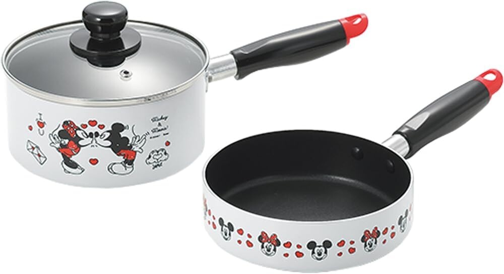 Mickey & Minnie MM-316 Кастрюля и сковорода, 6,3 дюйма (16 см), белый Tamahashi, White
Mickey & Minnie MM-316 Кастрюля и сковорода, 6,3 дюйма (16 см), белый Tamahashi, White