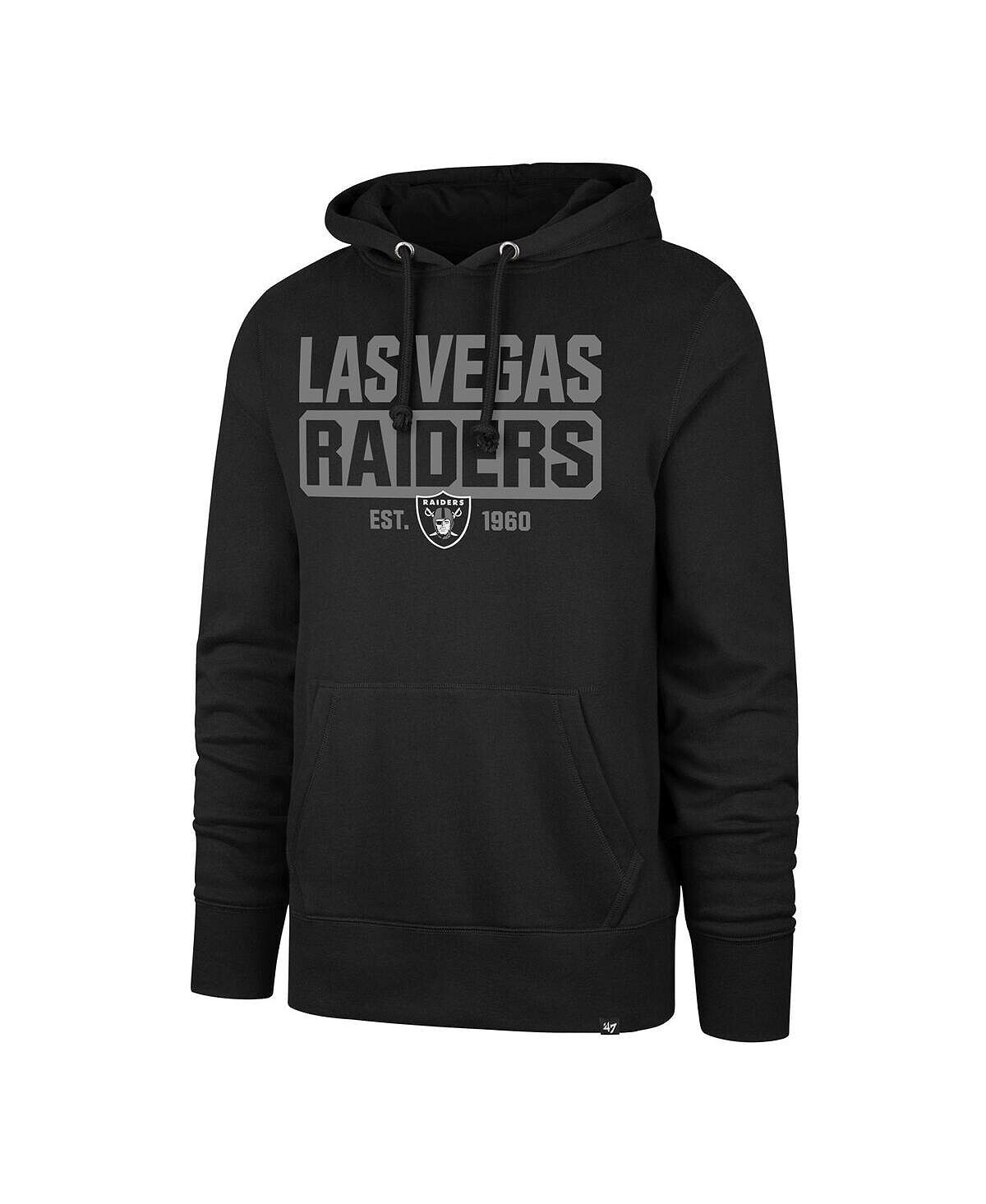Мужская черная толстовка с капюшоном las vegas raiders box out headline pullover '47 Brand, черный
Мужская черная толстовка с капюшоном las vegas raiders box out headline pullover '47 Brand, черный