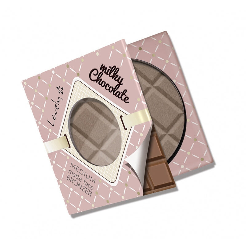 Lovely Milky Chocolate Medium Matte Face Bronzer шоколадный матовый бронзер для лица и тела 9г
Lovely Milky Chocolate Medium Matte Face Bronzer шоколадный матовый бронзер для лица и тела 9г