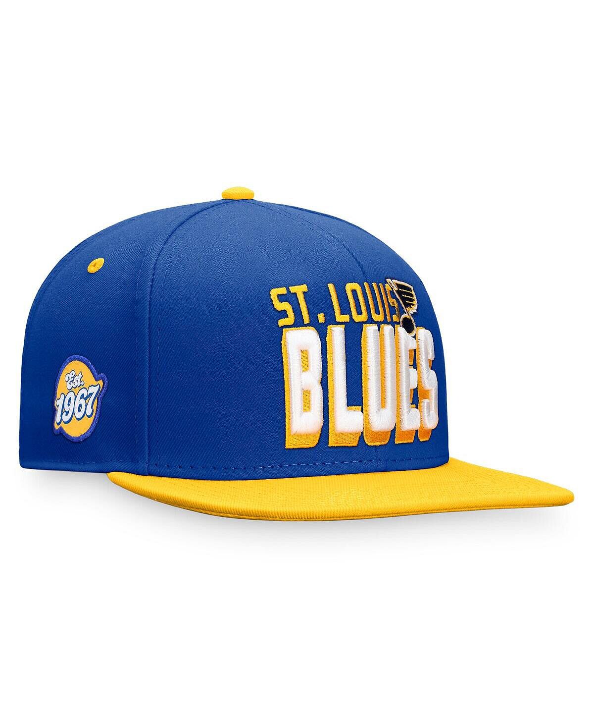 Мужская двухцветная бейсболка Snapback Royal, золотого цвета с фирменным логотипом St. Louis Blues Heritage Retro Fanatics
Мужская двухцветная бейсболка Snapback Royal, золотого цвета с фирменным логотипом St. Louis Blues Heritage Retro Fanatics