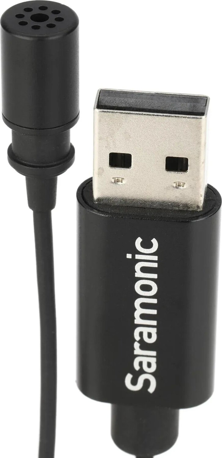 Петличный микрофон Saramonic SR-ULM10 с разъемом USB-A — кабель длиной 6,56 футов
Петличный микрофон Saramonic SR-ULM10 с разъемом USB-A — кабель длиной 6,56 футов