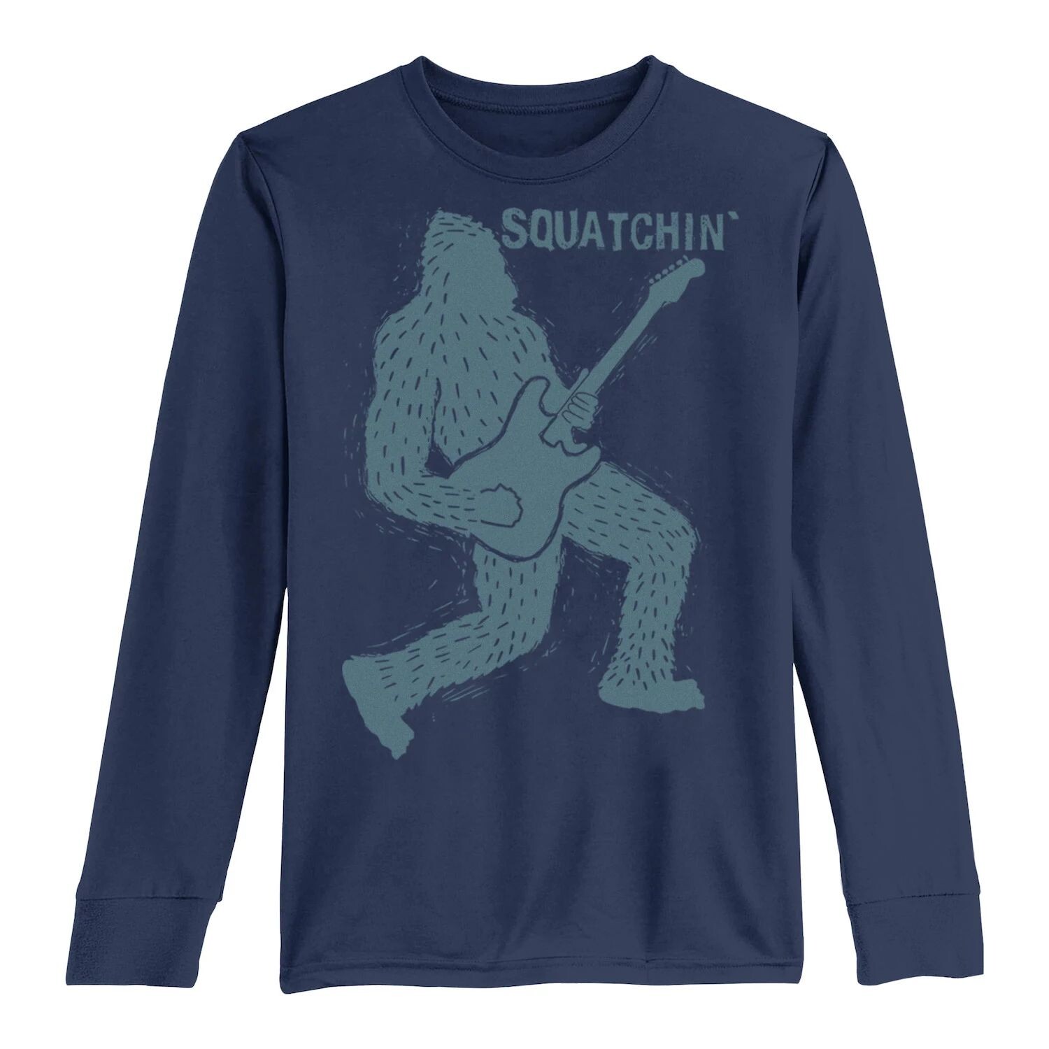 Футболка с длинными рукавами для мальчиков 8–20 лет Sasquatch Squatchin' Playing The Guitar Licensed Character
Футболка с длинными рукавами для мальчиков 8–20 лет Sasquatch Squatchin' Playing The Guitar Licensed Character