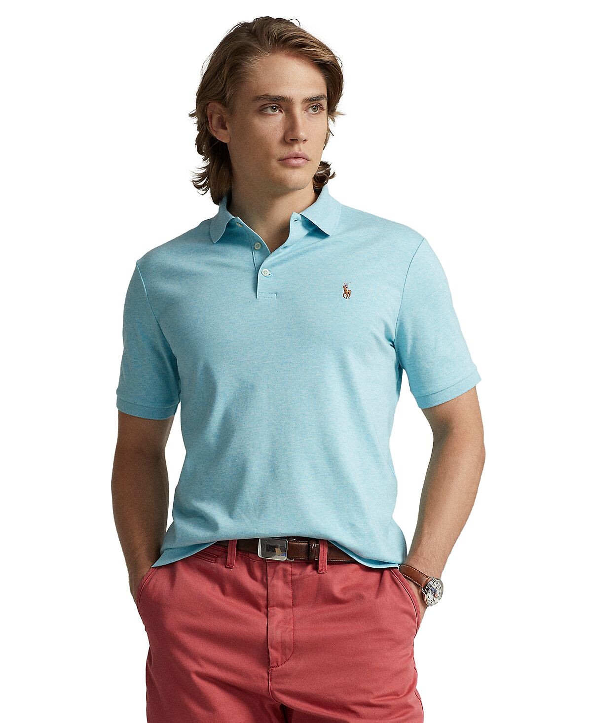 Мужская рубашка-поло классического кроя из мягкого хлопка Polo Ralph Lauren
Мужская рубашка-поло классического кроя из мягкого хлопка Polo Ralph Lauren