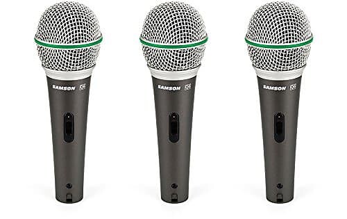 Динамический микрофон Samson Q6 Handheld Supercardioid Dynamic Microphone (3-Pack)
Динамический микрофон Samson Q6 Handheld Supercardioid Dynamic Microphone (3-Pack)