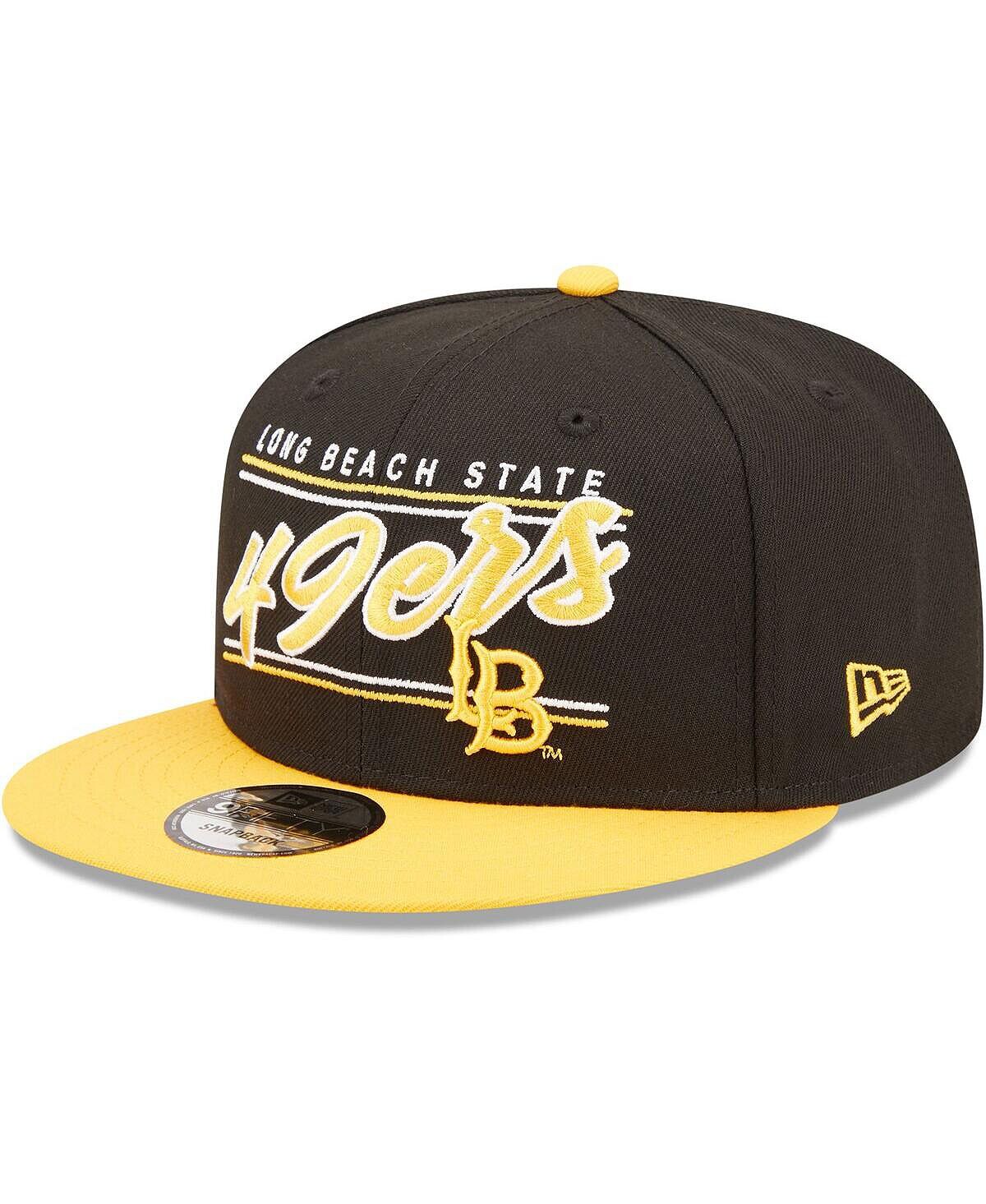 Мужская черная шляпа Snapback Cal State Long Beach The Beach Team Script 9FIFTY New Era
Мужская черная шляпа Snapback Cal State Long Beach The Beach Team Script 9FIFTY New Era