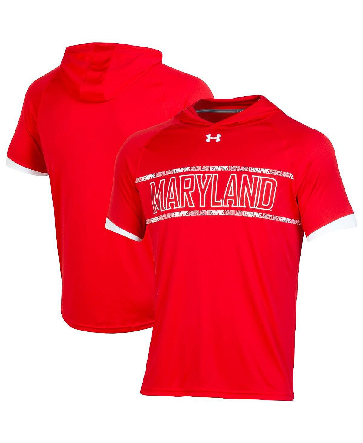 Мужская красная футболка maryland terrapins on-court basketball shooting hoodie raglan performance Under Armour, красный
Мужская красная футболка maryland terrapins on-court basketball shooting hoodie raglan performance Under Armour, красный