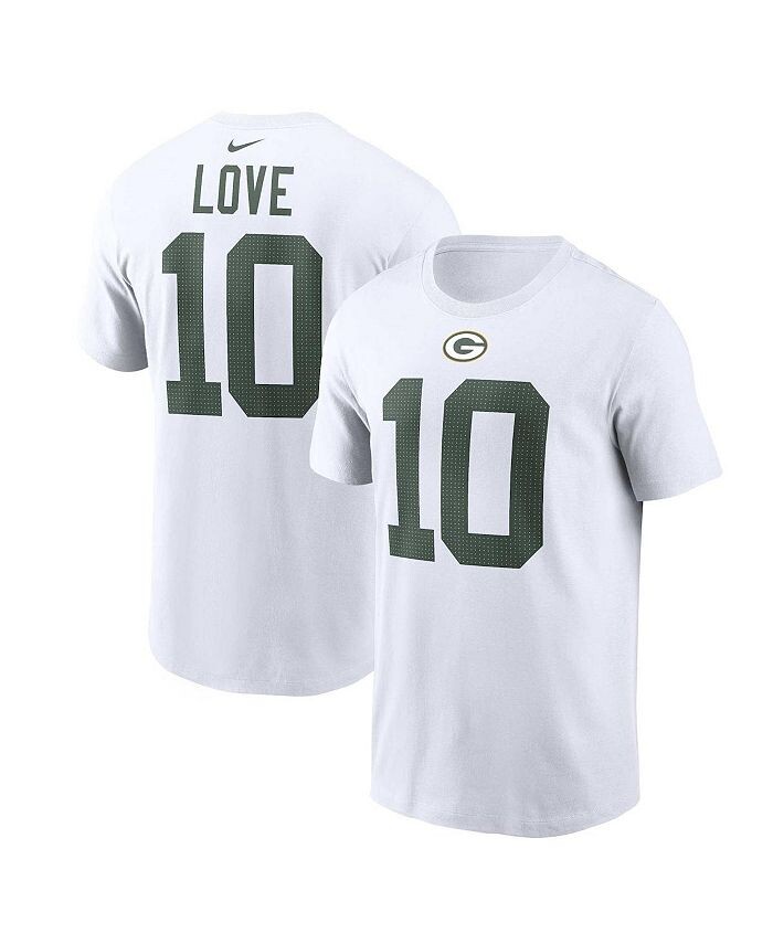 Мужская футболка Jordan Love White Green Bay Packers с именем и номером игрока Nike, белый
Мужская футболка Jordan Love White Green Bay Packers с именем и номером игрока Nike, белый