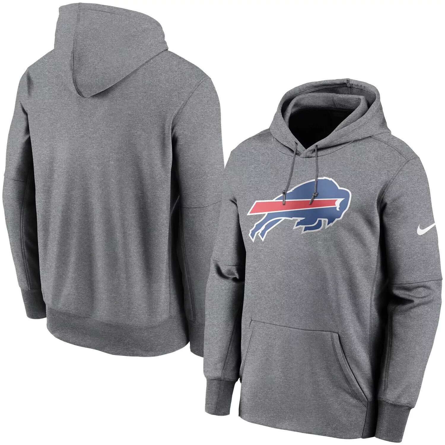 Мужской темно-серый пуловер с капюшоном Buffalo Bills Fan Gear Primary Logo Therma Performance Nike
Мужской темно-серый пуловер с капюшоном Buffalo Bills Fan Gear Primary Logo Therma Performance Nike