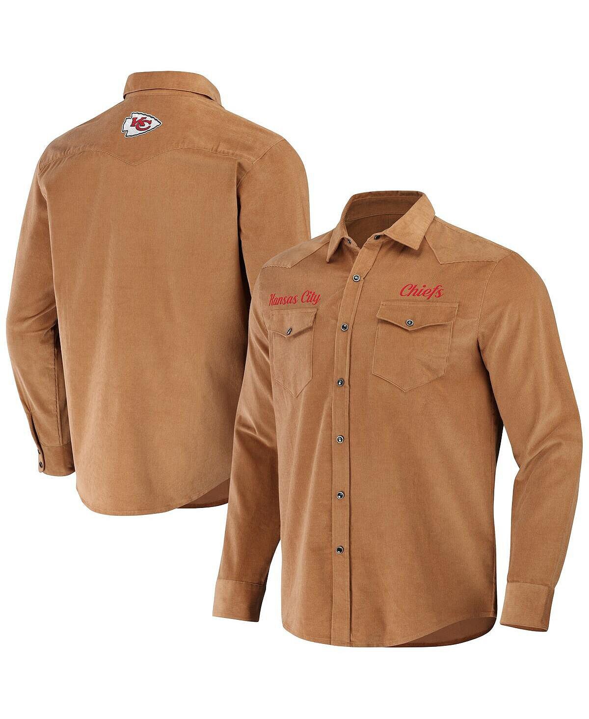 Мужская рубашка на пуговицах из коллекции NFL x Darius Rucker от Tan Kansas City Chiefs Western Fanatics
Мужская рубашка на пуговицах из коллекции NFL x Darius Rucker от Tan Kansas City Chiefs Western Fanatics